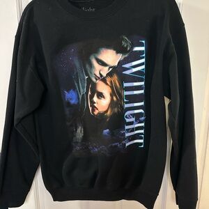 Twilight Black Graphic Sweater